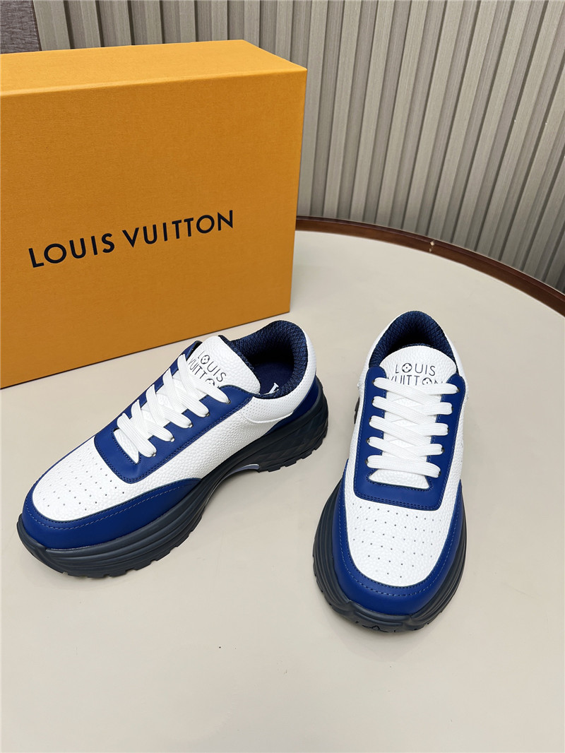 l0vis Vvtt0n lv blue white platform sneakers