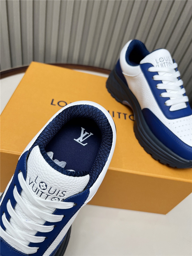l0vis Vvtt0n lv blue white platform sneakers