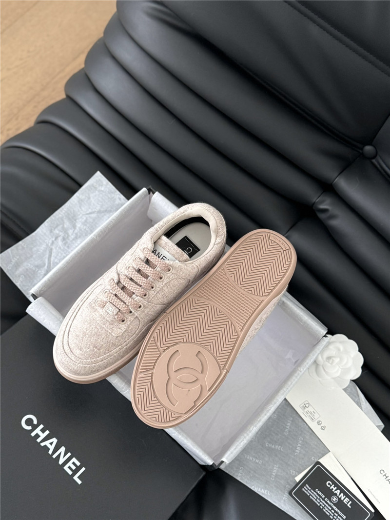 Ch**el pink logo air force sneakers for women