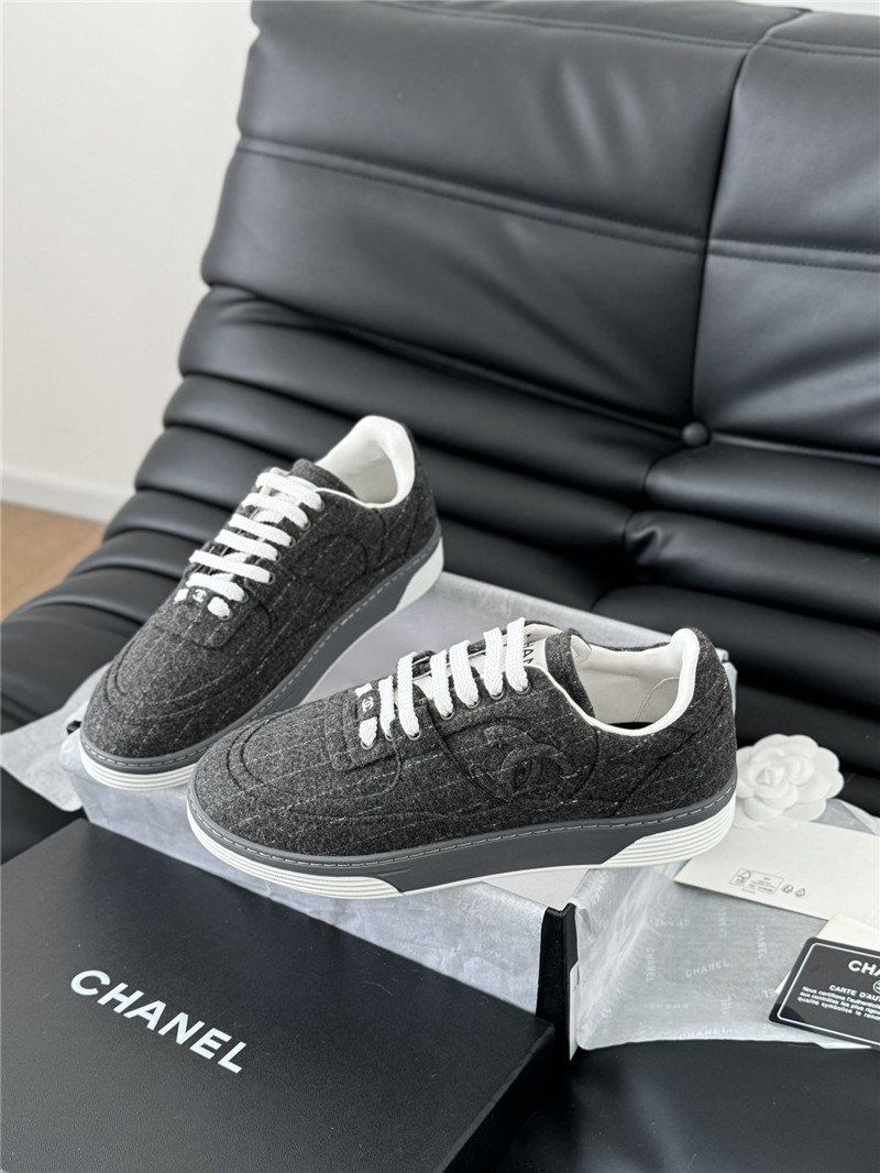 Ch**el gray logo air force sneakers