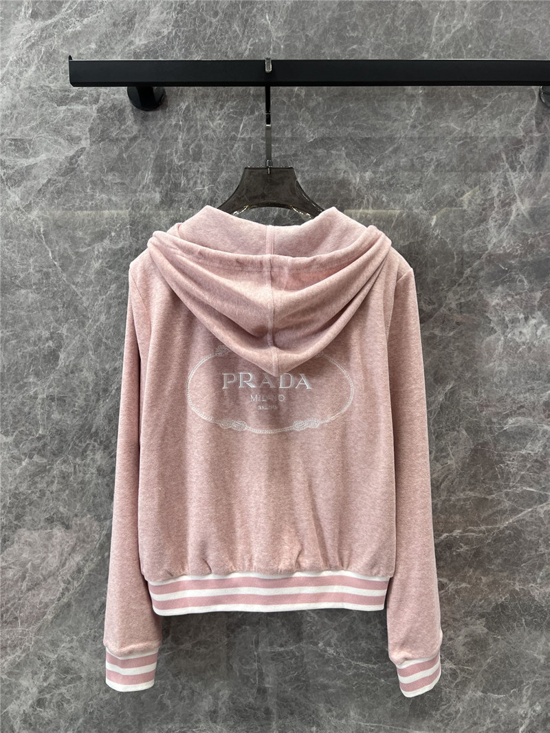 Pra*a hooded jacket + casual trousers replicas clothes