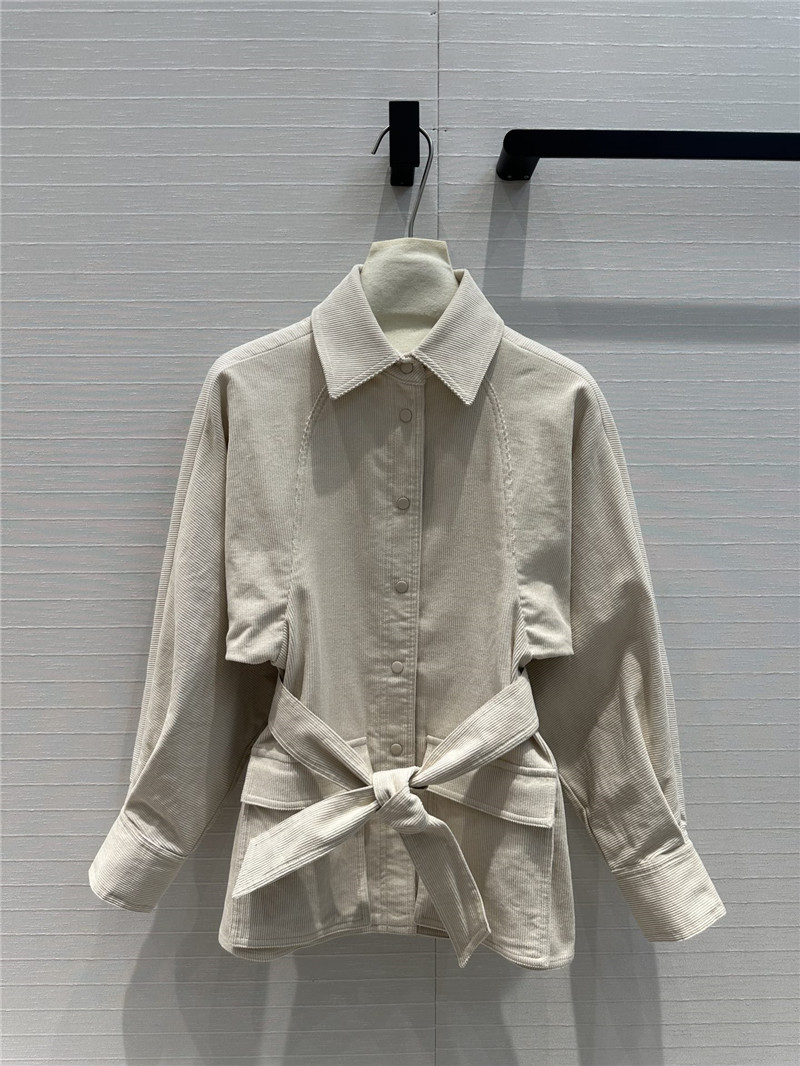 Vanitoo corduroy lace-up shirt replica clothing sites