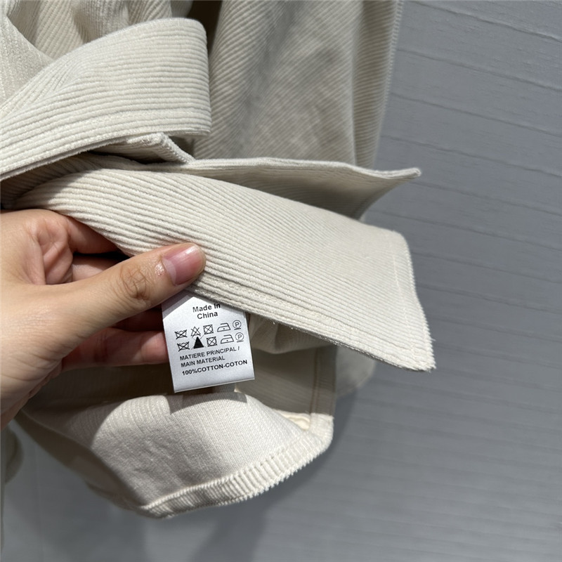 Vanitoo corduroy lace-up shirt replica clothing sites