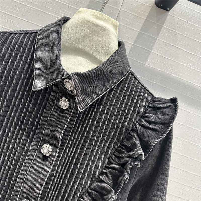 Ch**el denim jacket cheap replica designer clothes