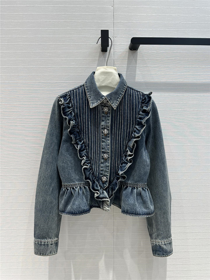 Ch**el denim jacket cheap replica designer clothes