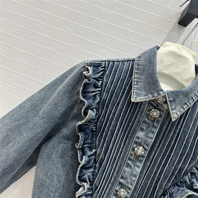 Ch**el denim jacket cheap replica designer clothes