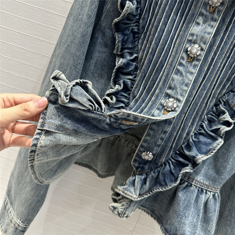 Ch**el denim jacket cheap replica designer clothes