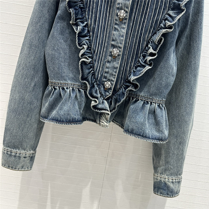 Ch**el denim jacket cheap replica designer clothes