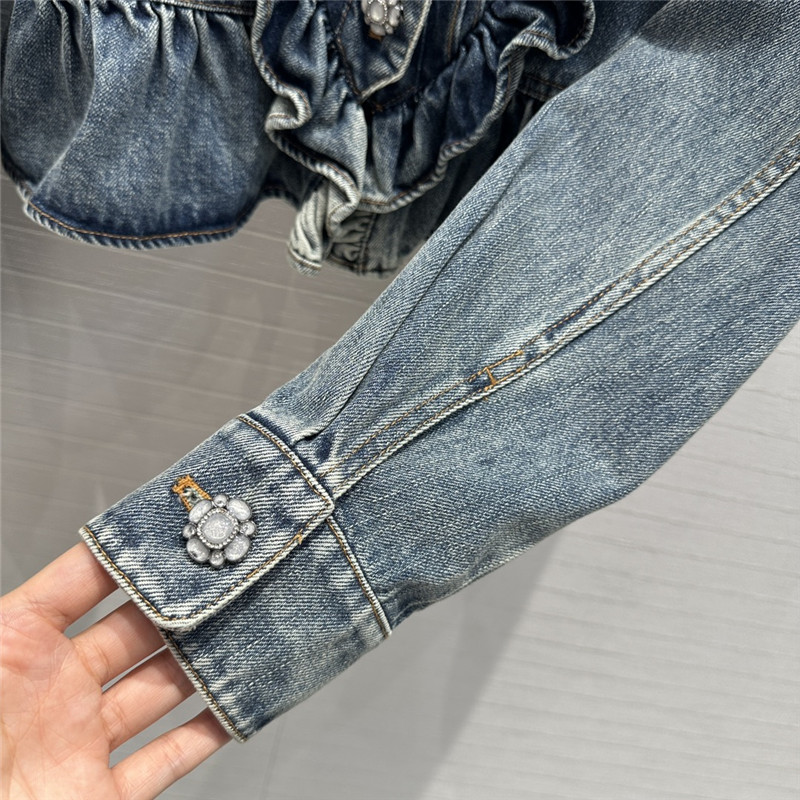 Ch**el denim jacket cheap replica designer clothes