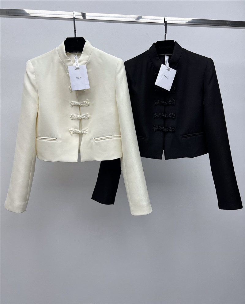 D10r stand collar buttoned suit jacket replicas clothes