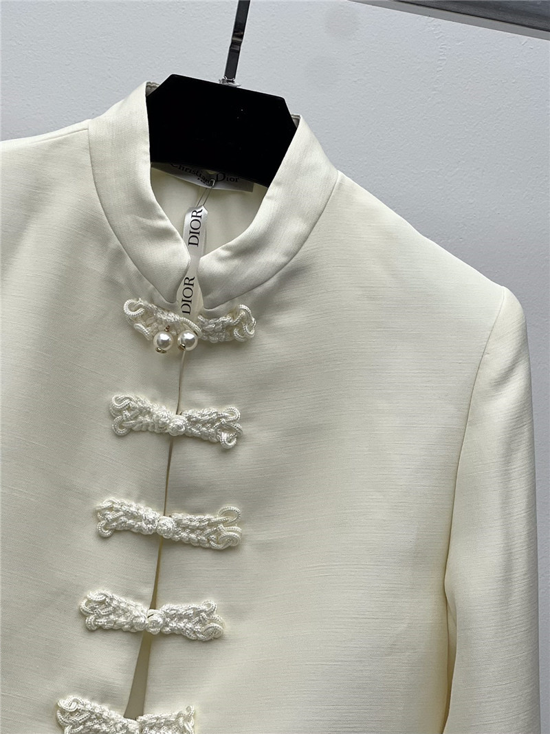 D10r stand collar buttoned suit jacket replicas clothes