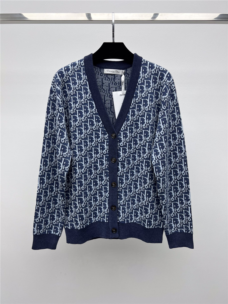 D10r monogram knitted cardigan replica clothing sites