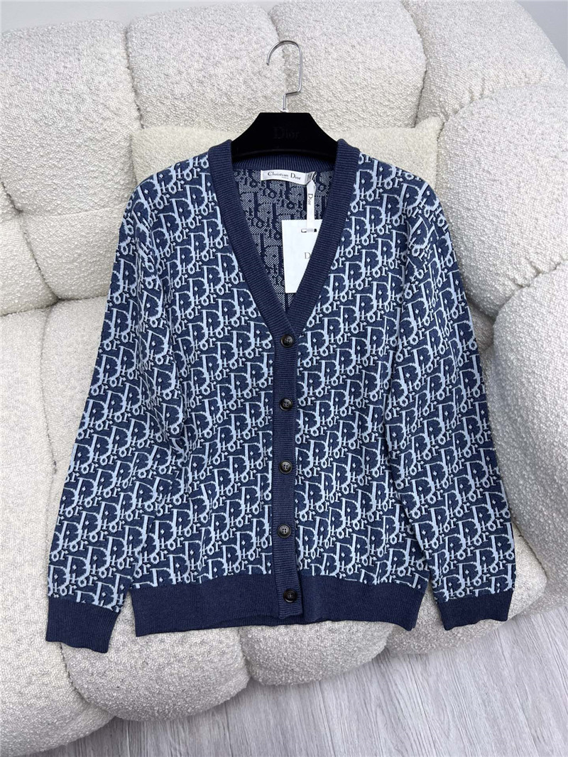 D10r monogram knitted cardigan replica clothing sites