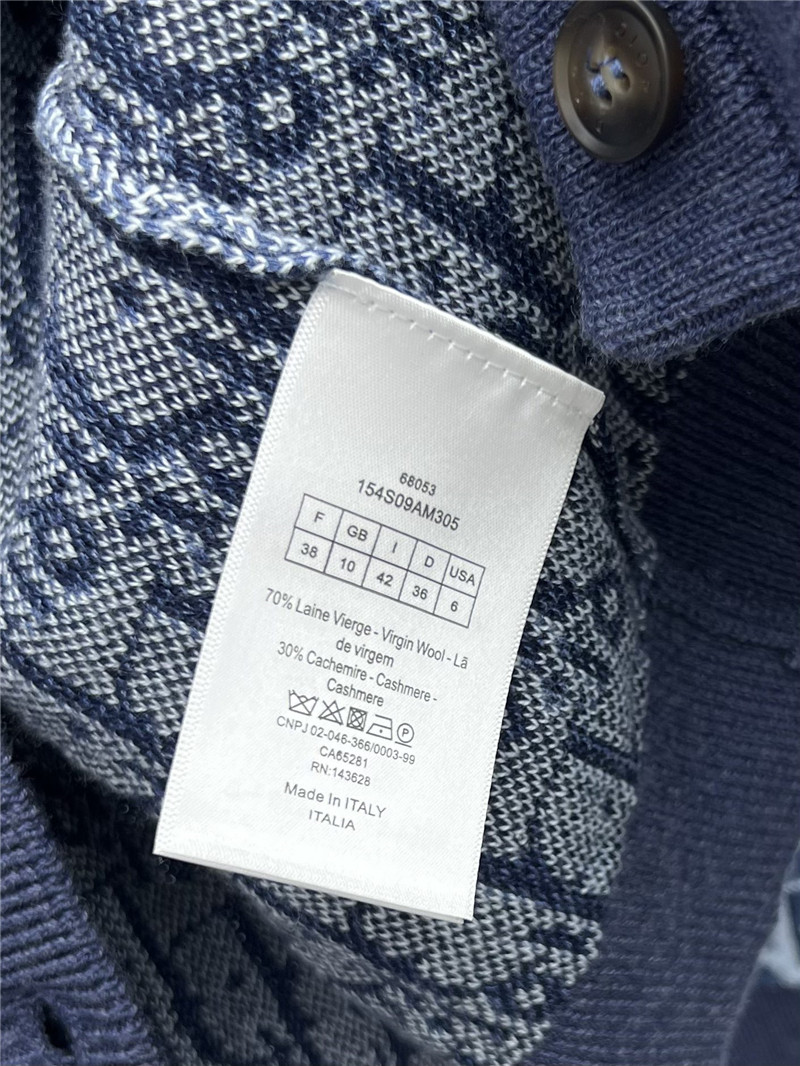 D10r monogram knitted cardigan replica clothing sites