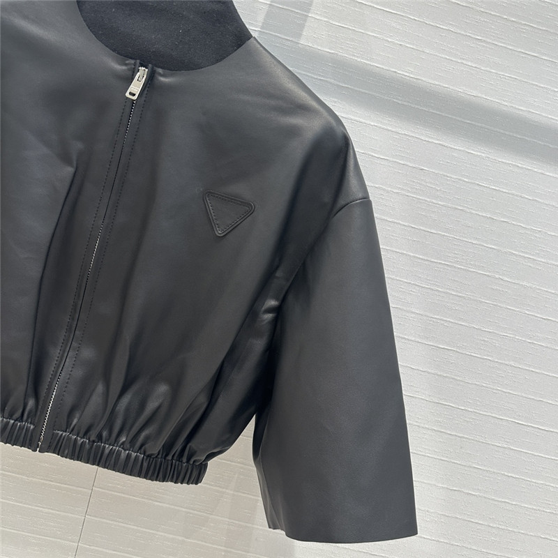 Pra*a leather jacket replica clothes