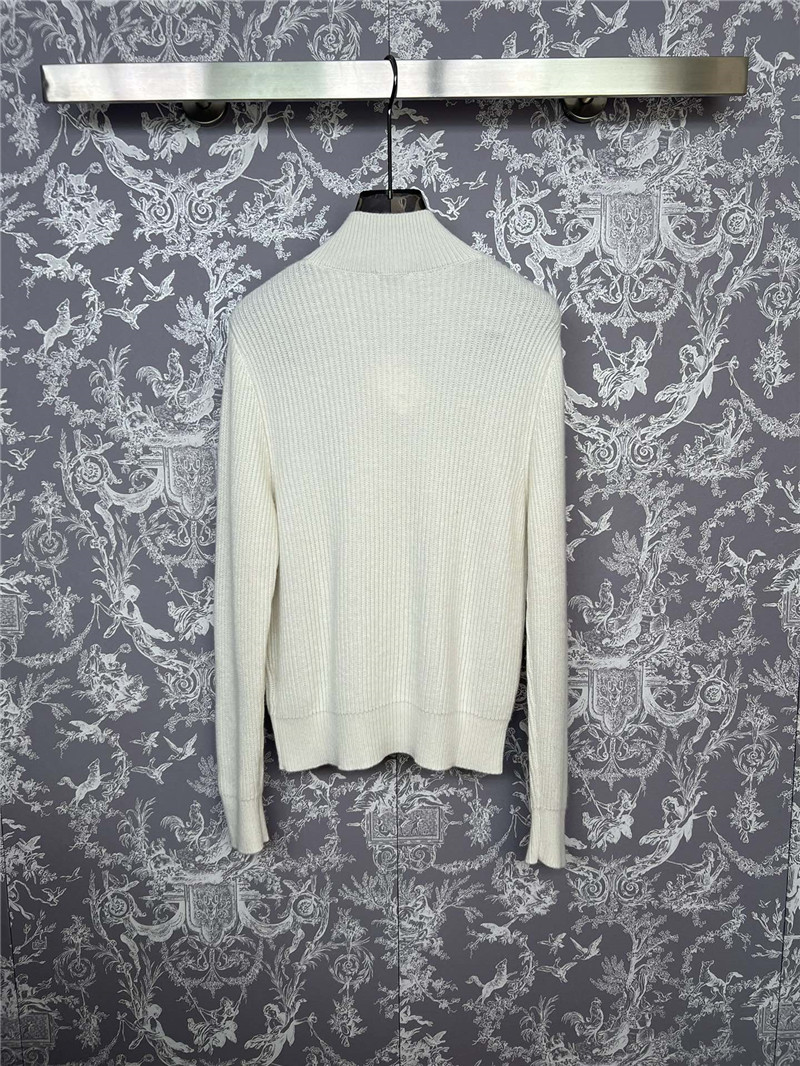 BC Bejewelled Cashmere Cardigan White