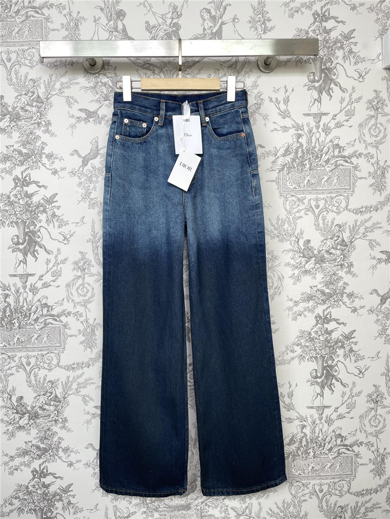 D10r gradient denim straight pants replica d&g clothing