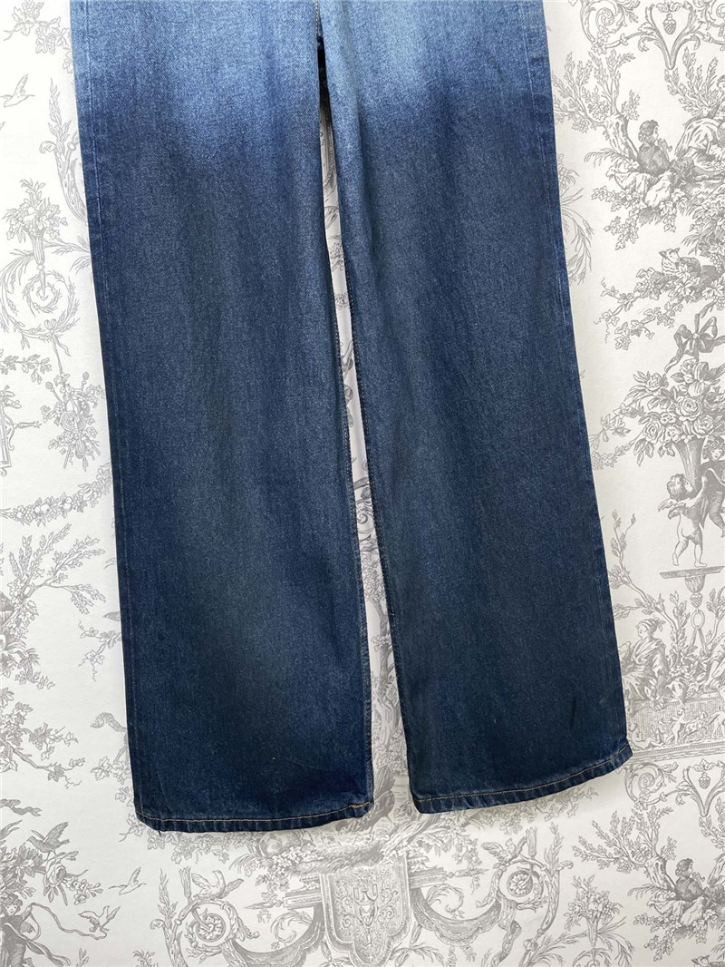 D10r gradient denim straight pants replica d&g clothing