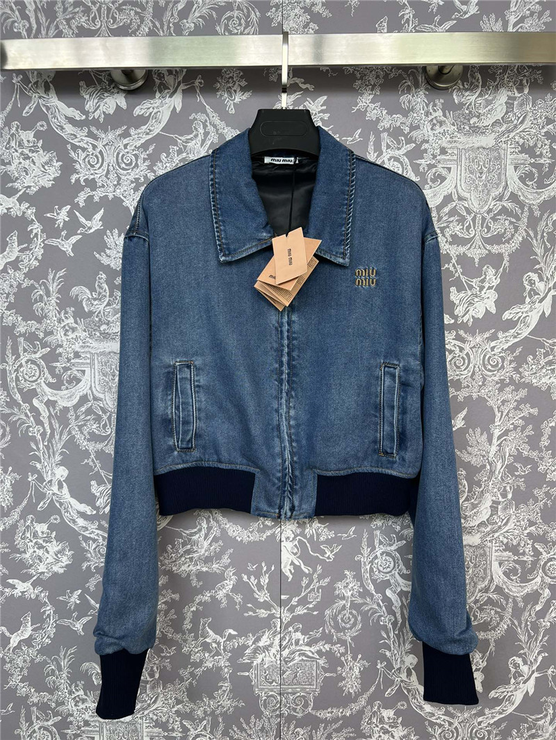 M1um1u patchwork short jacket cheap replica designer clothes