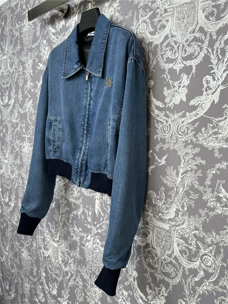 M1um1u patchwork short jacket cheap replica designer clothes