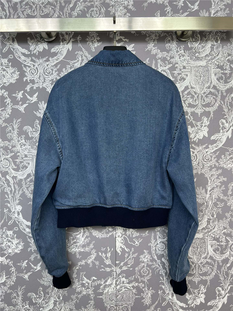 M1um1u patchwork short jacket cheap replica designer clothes