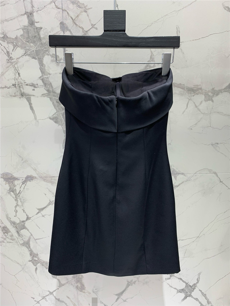 Y51 bow tube top dress replicas clothes