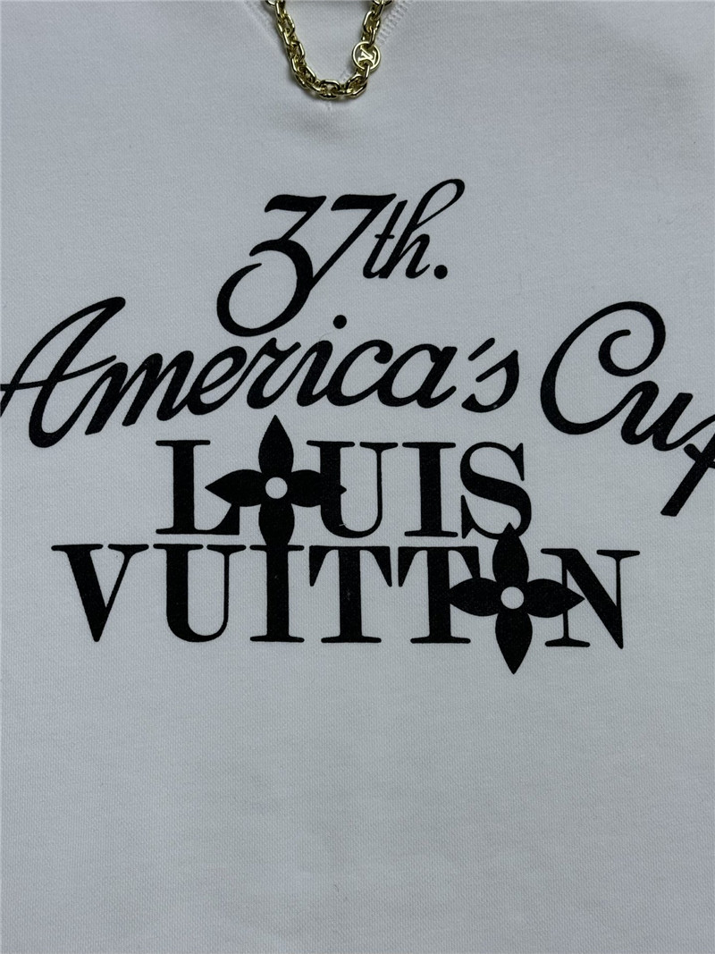 LV x AC 37th Print Chain Sweatshirt in White