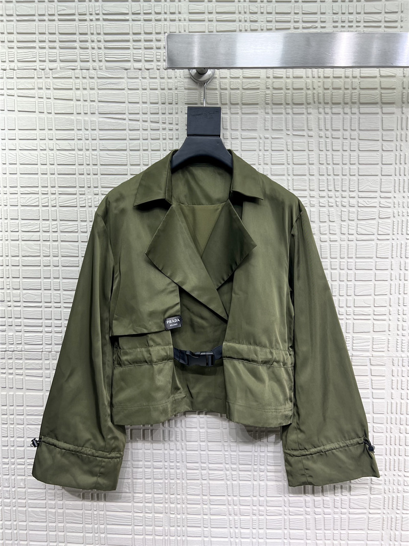 Pra*a waist short coat replica d&g clothing