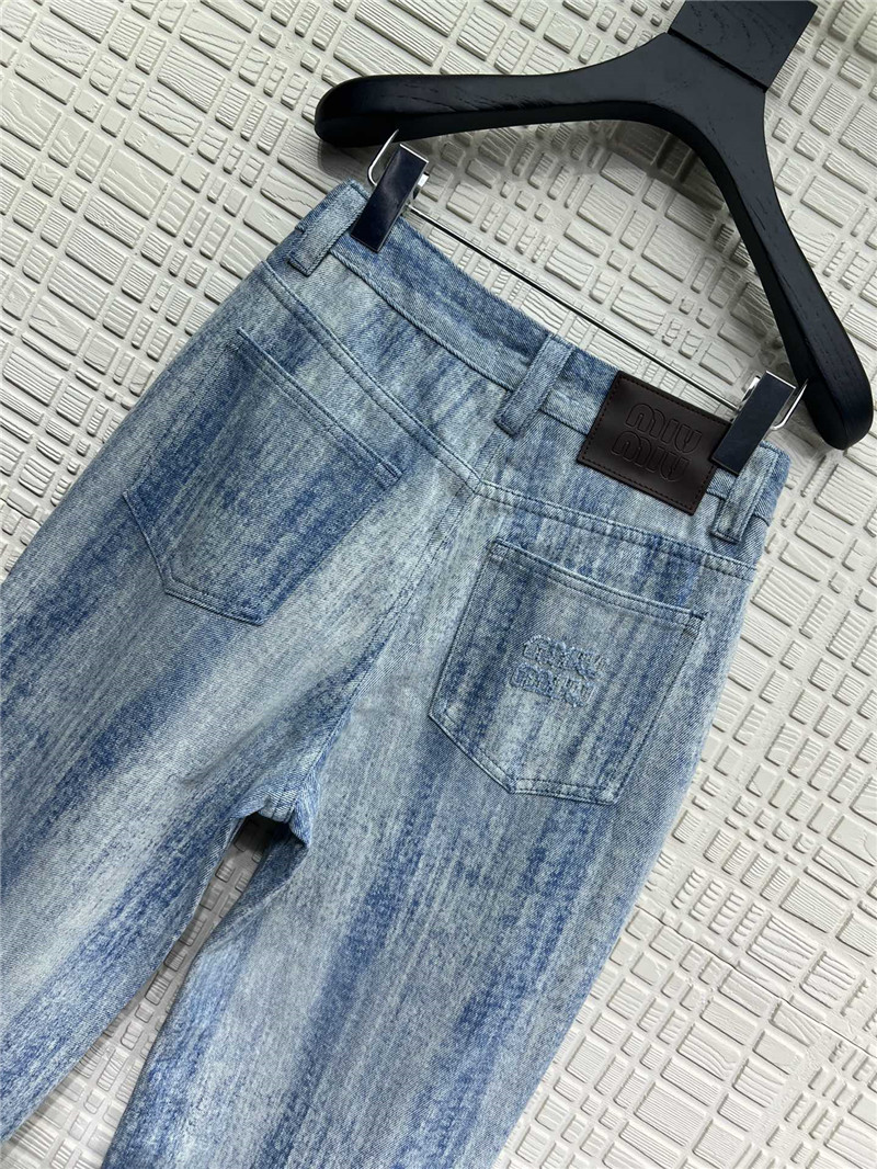 M1um1u denim trousers replica clothing sites