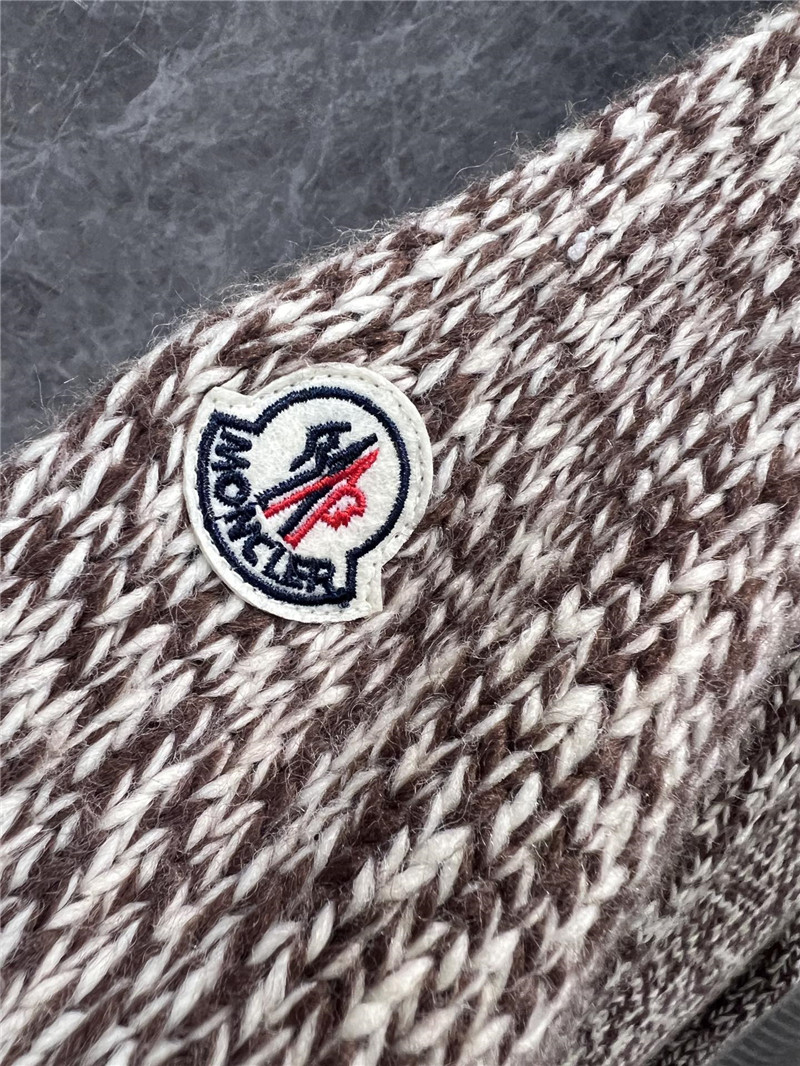 Moncler Brown Wool Blend Turtleneck Sweater