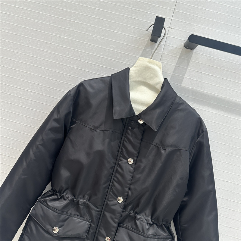 Pra*a lapel double pocket down jacket replica d&g clothing