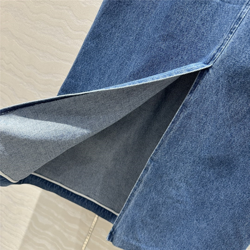 M1um1u beaded denim skirt replica d&g clothing