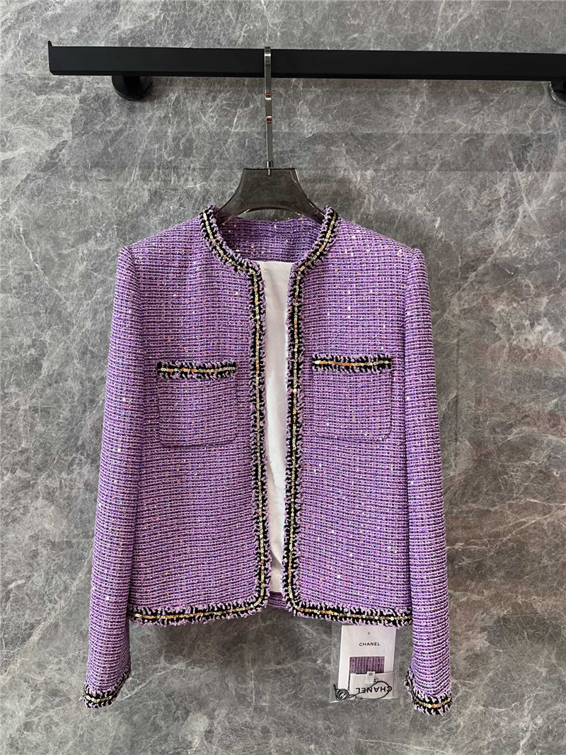 Ch**el sequined nylon jacket replica d&g clothing