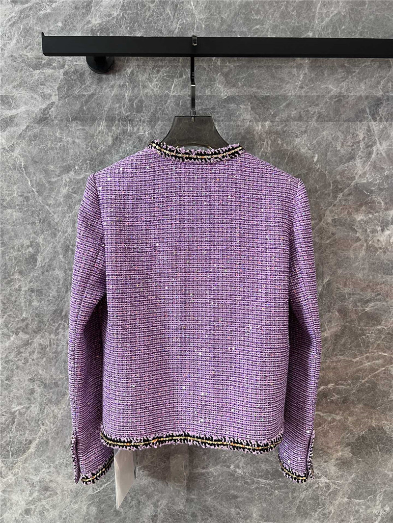 Ch**el sequined nylon jacket replica d&g clothing