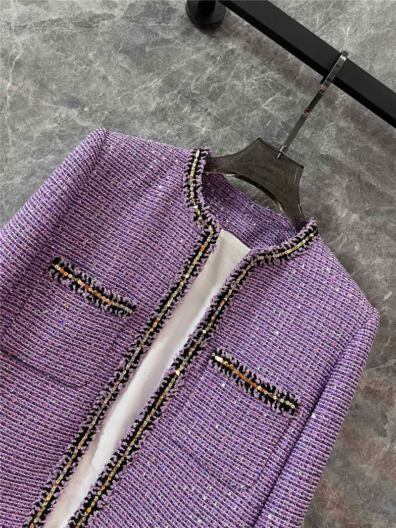 Ch**el sequined nylon jacket replica d&g clothing