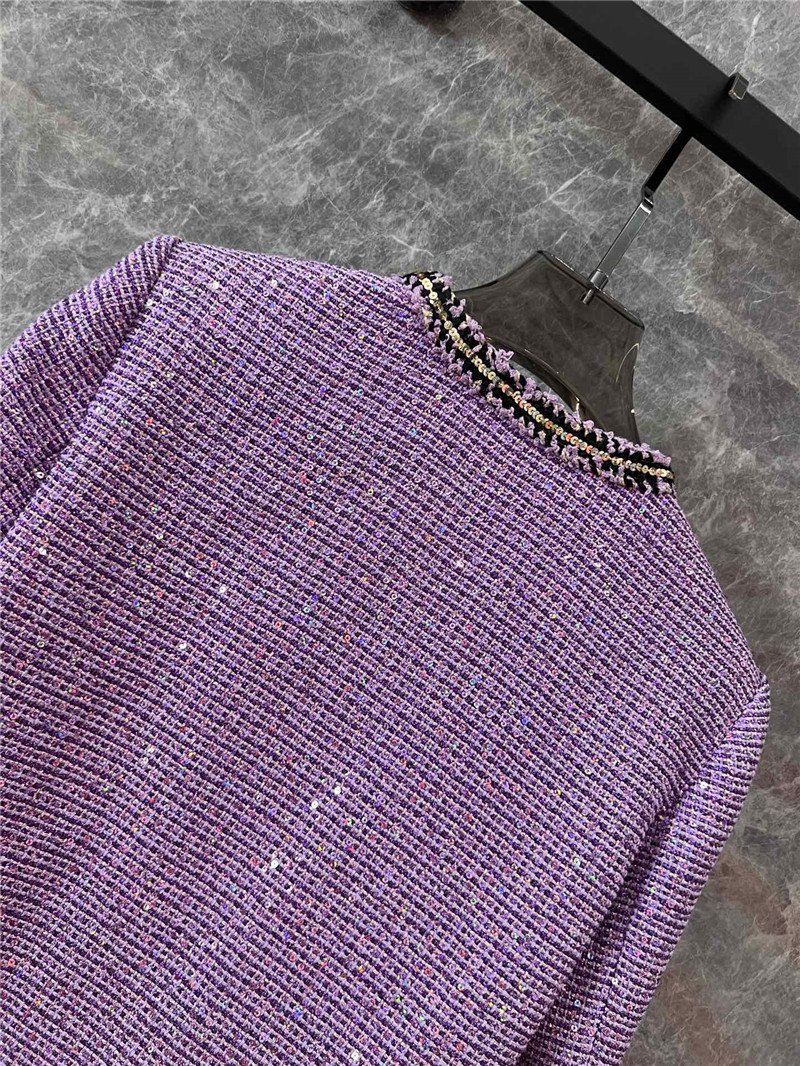 Ch**el sequined nylon jacket replica d&g clothing