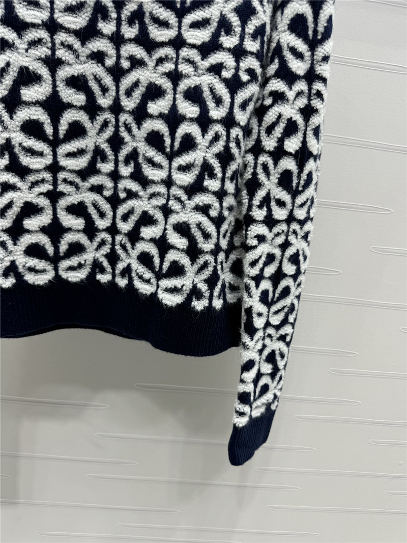 L0ew* anagram knit sweater black/white