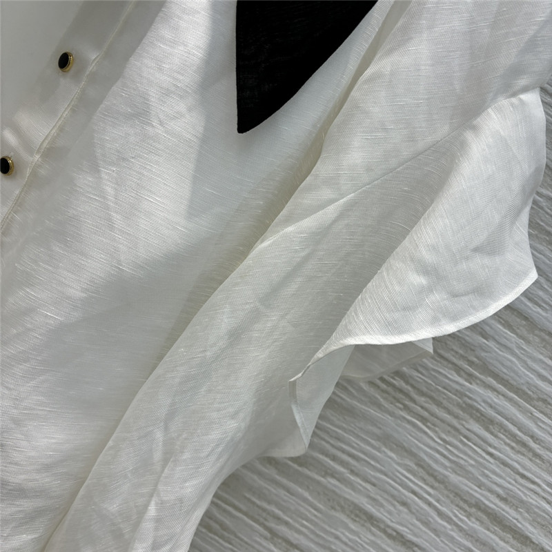 zimm ruffled organza shirt cheap replica designer clothes