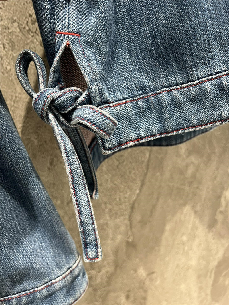 L0ew* leather denim jacket replica d&g clothing