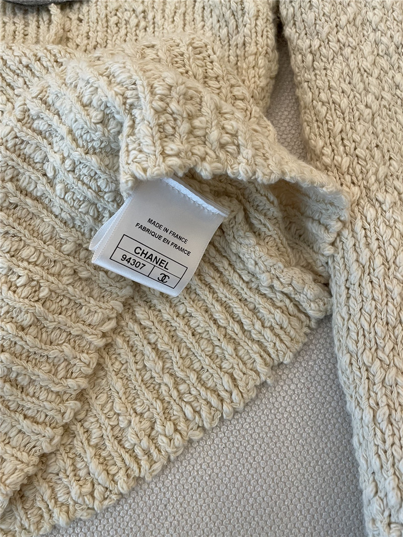 Ch**el tie rope knitted pullover in ivory