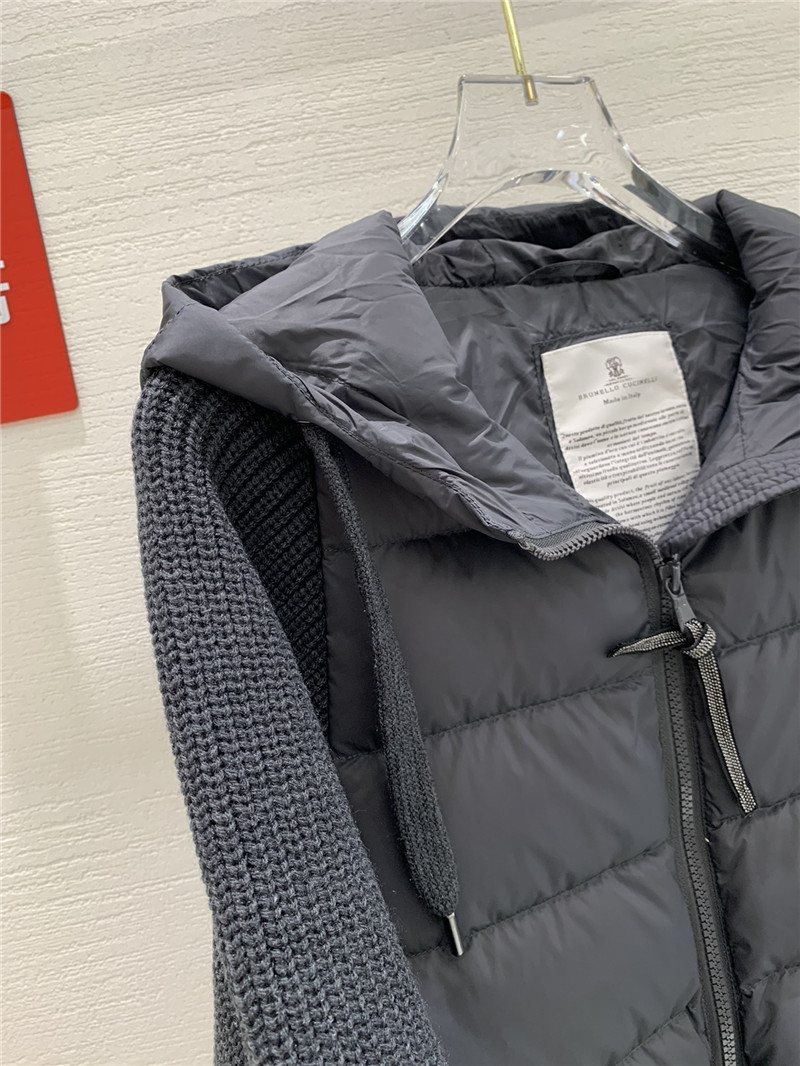 BC hooded zip-up down jacket replica designer clothes