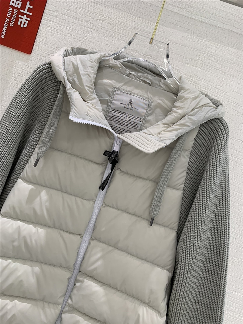 BC hooded zip-up down jacket replica designer clothes