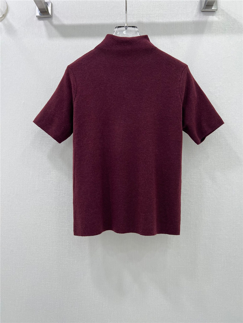 D10r knitted short-sleeved top replica d&g clothing