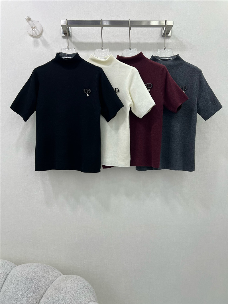 D10r knitted short-sleeved top replica d&g clothing