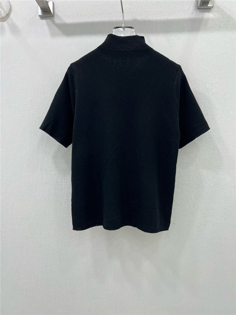 D10r knitted short-sleeved top replica d&g clothing