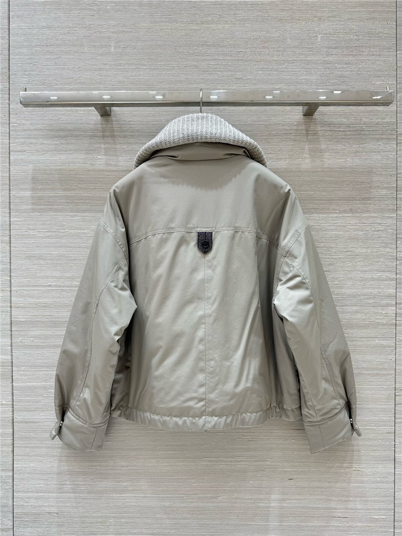 BC patchwork collar goose down jacket replica d&g clothing