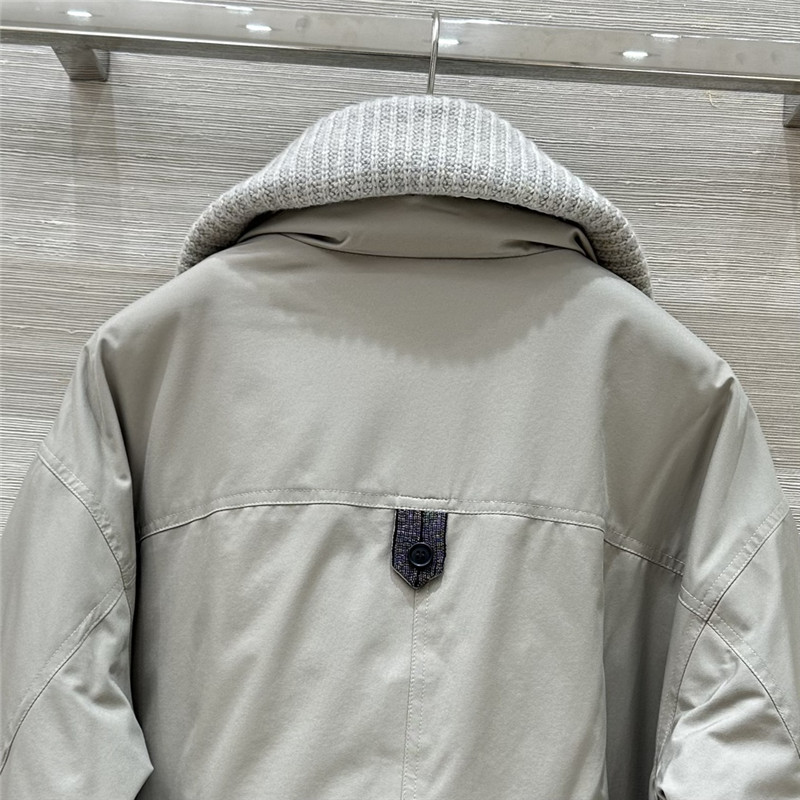 BC patchwork collar goose down jacket replica d&g clothing