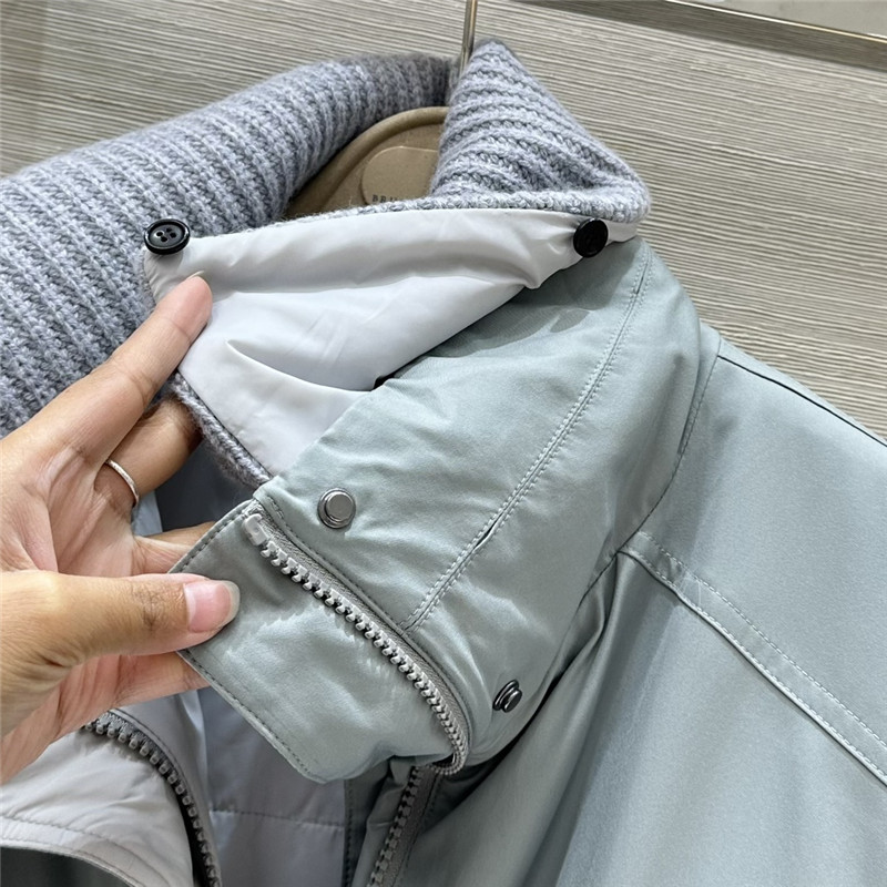 BC patchwork collar goose down jacket replica d&g clothing