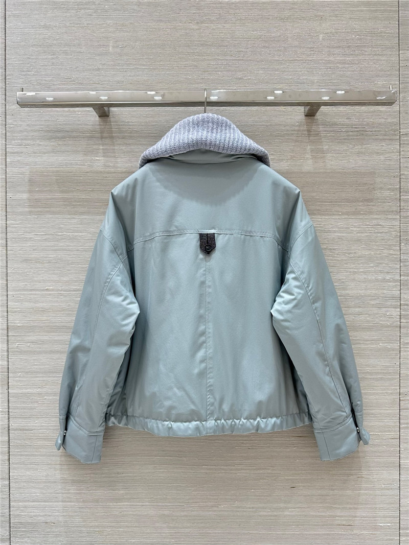 BC patchwork collar goose down jacket replica d&g clothing