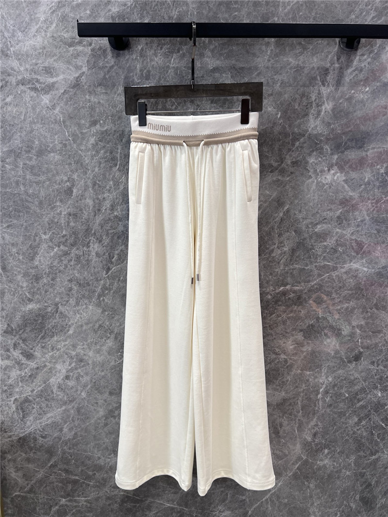 M1um1u casual wide-leg pants replica clothing sites